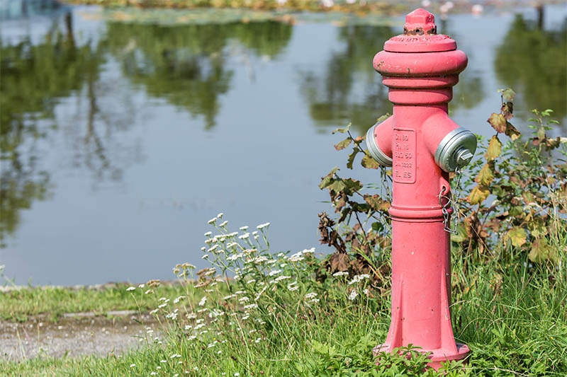 pond liner hydrant